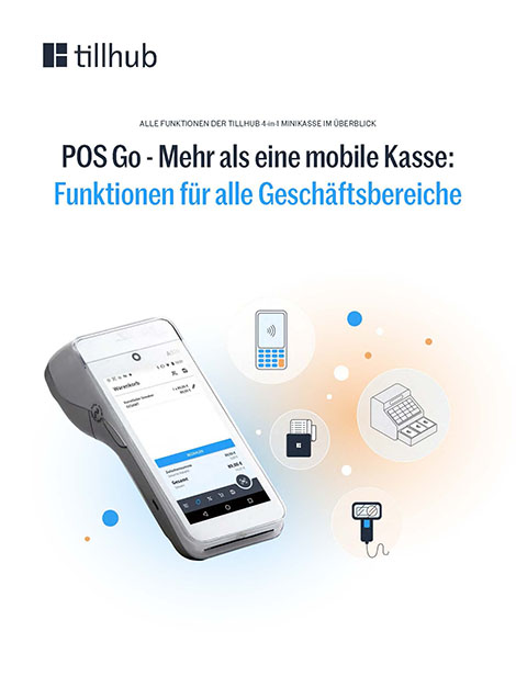 4-in-1 Minikasse Pos Go Funktionsübersicht