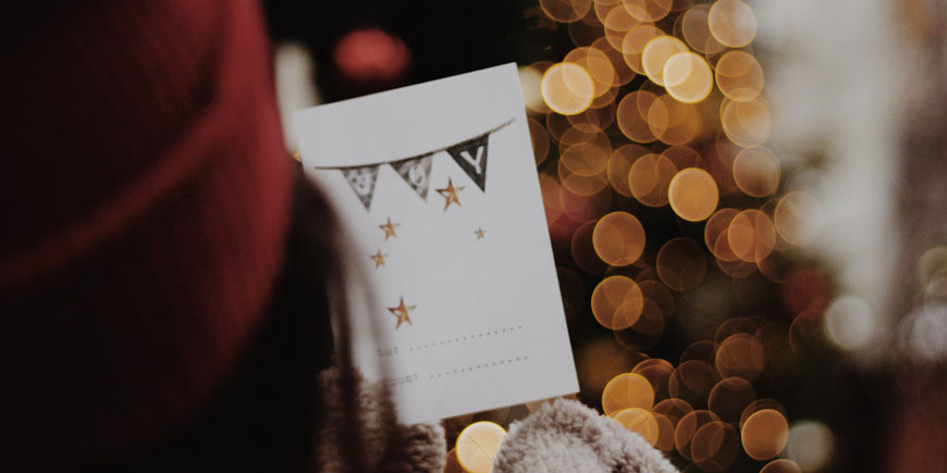 Gutscheinkarten für die Weihnachtszeit